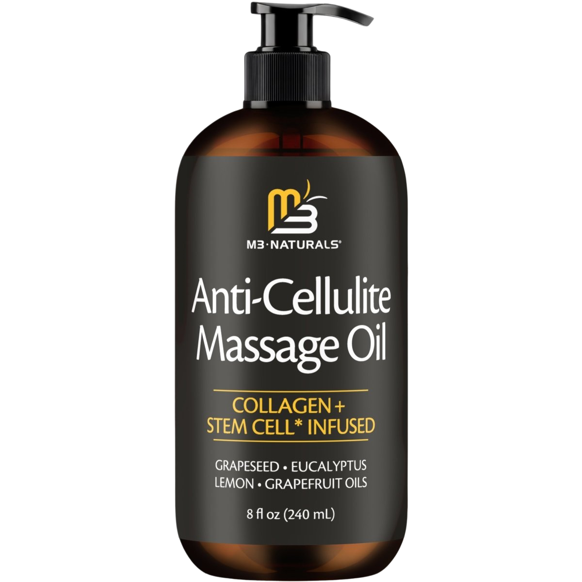 Anti-Cellulite Massage Oil, Grapefruit & Lemon, 8oz