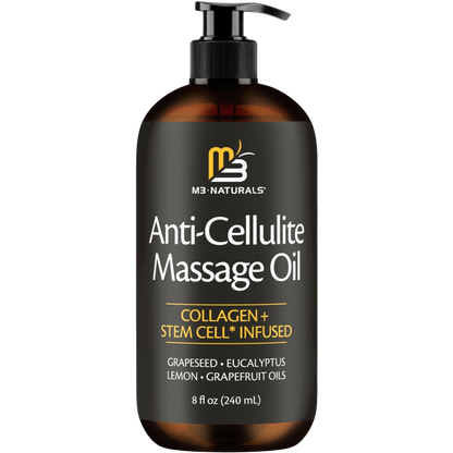 Anti-Cellulite Massage Oil, Grapefruit & Lemon, 8oz